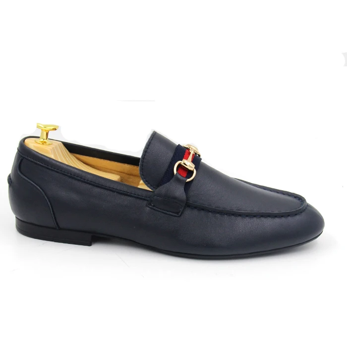 fashion man leather shoe brand loafers 