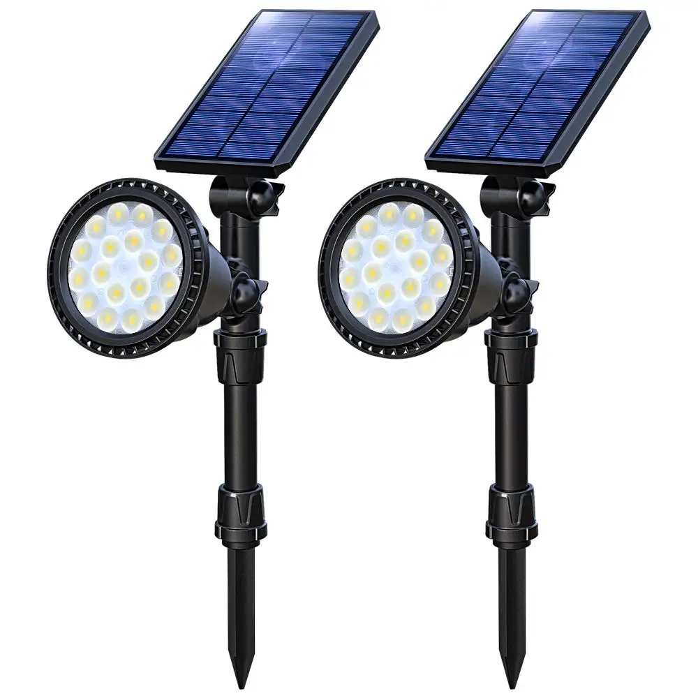 2 in 1 Outdoor Waterproof 18LED solar landscape spotlights for Garden Landscape Patio Porch