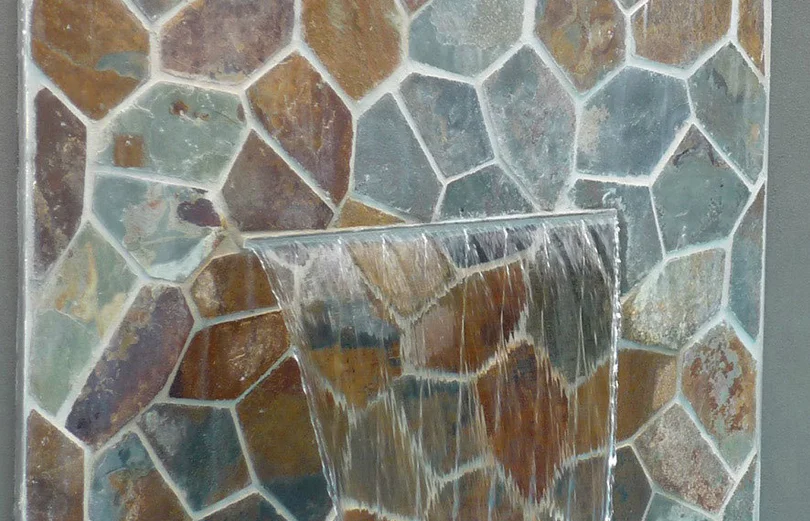 Baldosa De Pizarra Natural Para Pavimentación De Suelo,Baldosa De