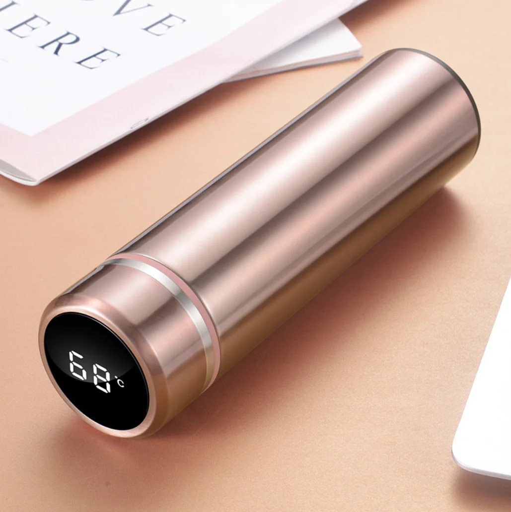2020 New arrival SUS 316 stainless steel intelligent thermos business gift tea coffee water drinking bottle