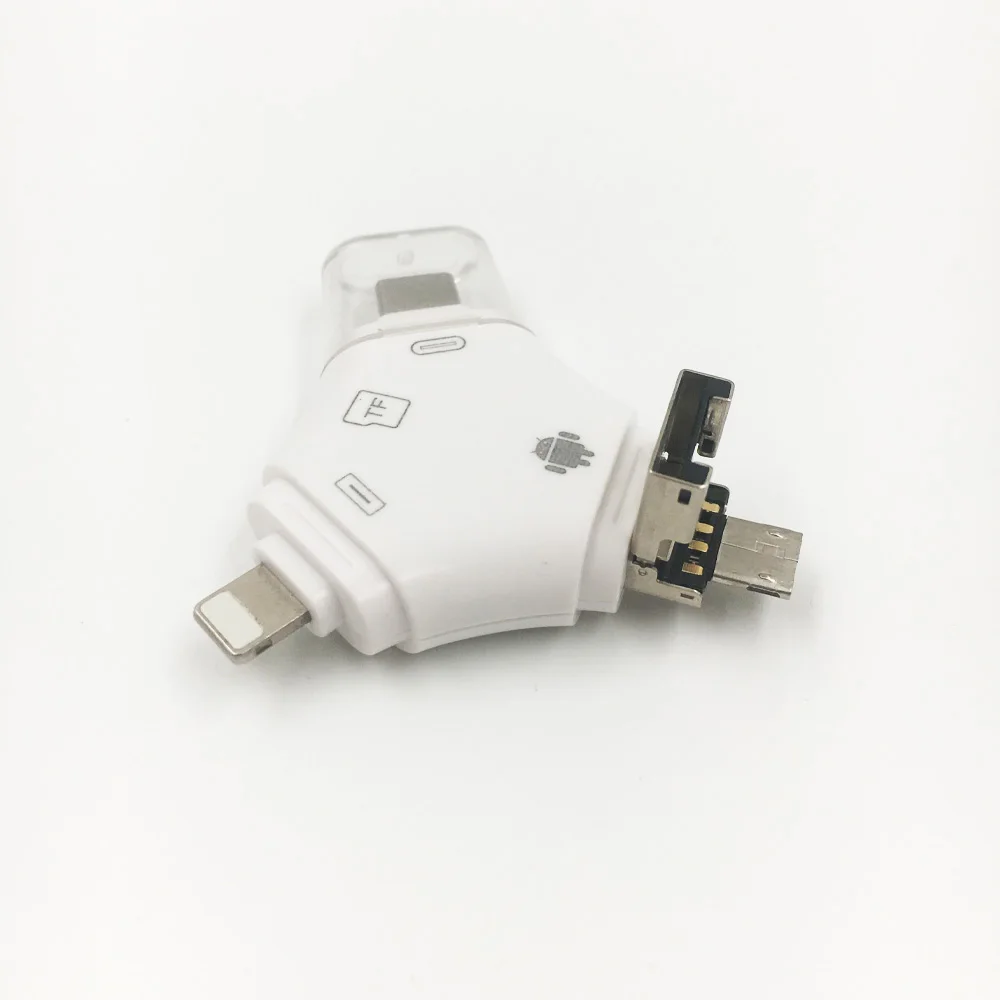 4 in 1 TF Card Slot USB2.0 OTG Card Skimmer Common interface Card Reader - ANKUX.COM