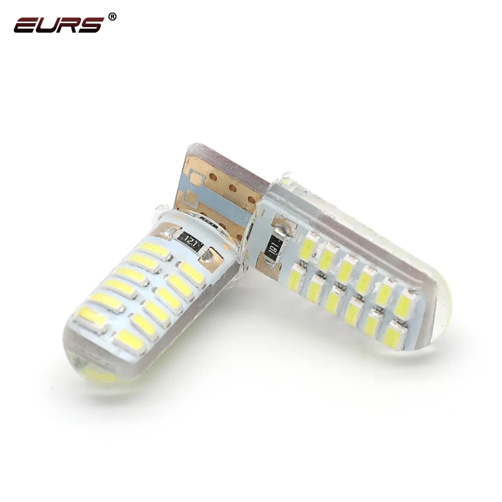 T10 canbus flash 24smd high light park light led light 12V car lamp silicone wide bulb