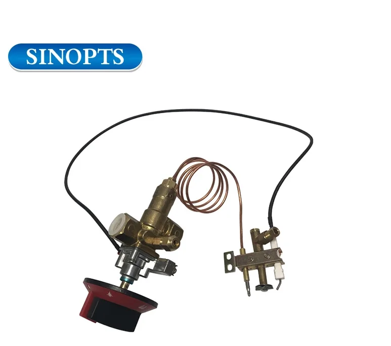 Gas Heater Valve With Thermocouple And Knob Pilot Burner Control Safety