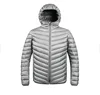 custom OEM puffer jackets Sky Blue mens down jacket for winter