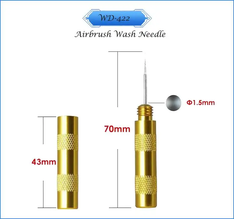 LinhaivetA air brush cleaning airbrush wash needle mini spray gun accessories