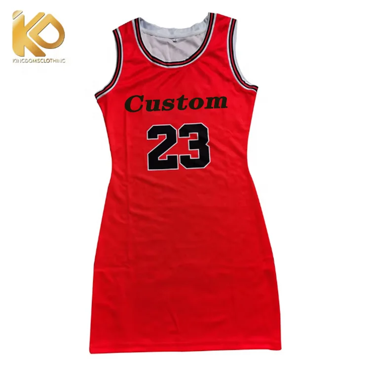 custom 23 jersey dress Custom Chicago Bulls Jersey Dress