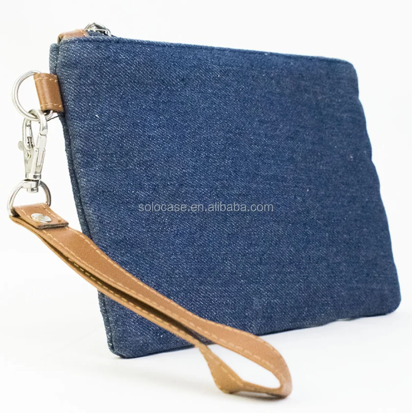 Lightweight Small Denim Cosmetic Bags