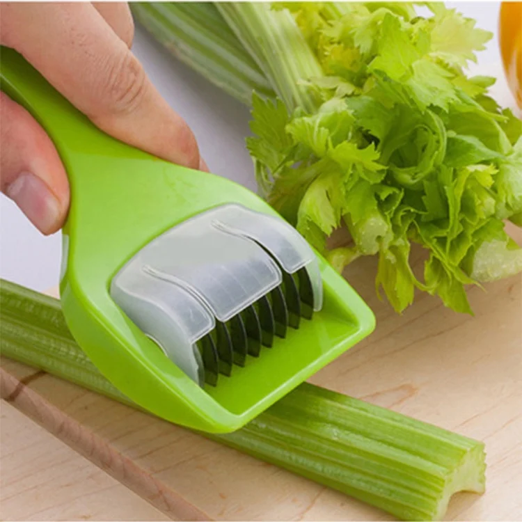 Multipurpose Kitchen Rolling Vegetables Cutter Fresh Herb Mincer With 9