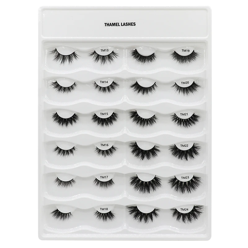 

5d mink eyelashes,10 Pairs, Black