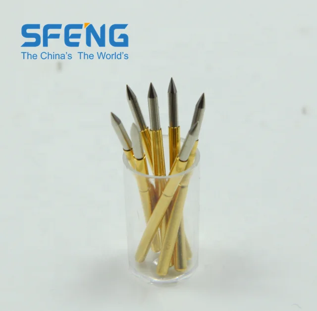High Quality 100mil Stand Ict Spring Loaded Gold Or Nickel Plating Test Probe Pins Sfpa100b