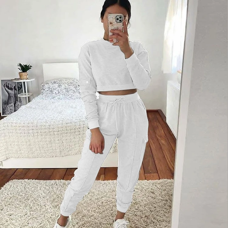 Newest Design Winter Clothes For Women Best Seller 2 Piece Jogger Set Women 2 Piece Pant Set Women 2 Piece Set