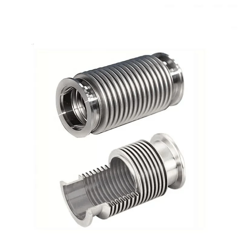 Kf50 Stainless Steel Flexible Hose Ss304 Kf16 Kf25 Kf40 Nw16 Flange