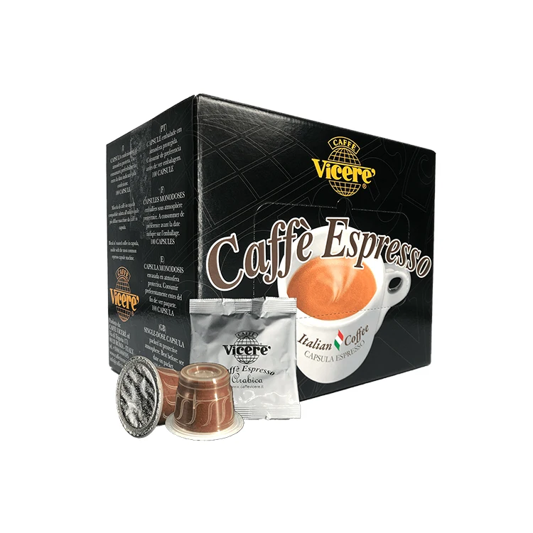 
Made In Italy High Class Ground Nespresso Arabica Capsule Coffee 