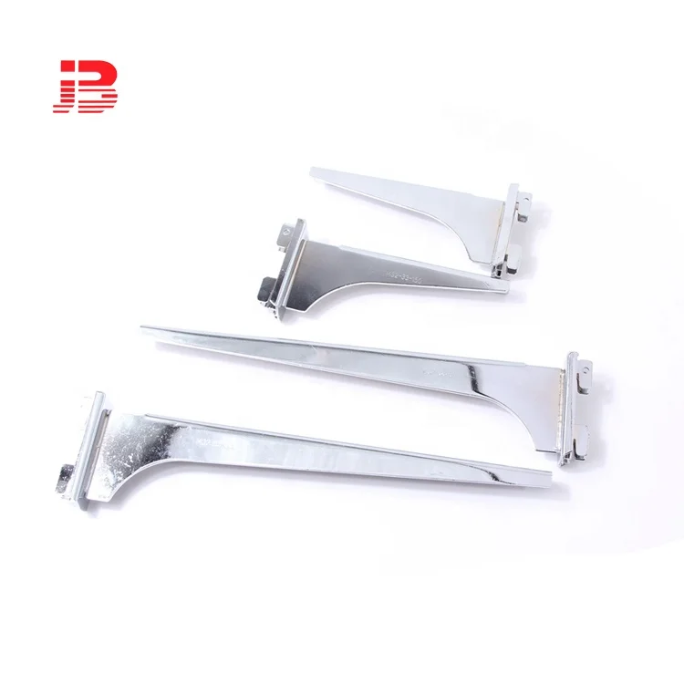 Metal chrome bracket for glass or wooden shelf bracket supplier