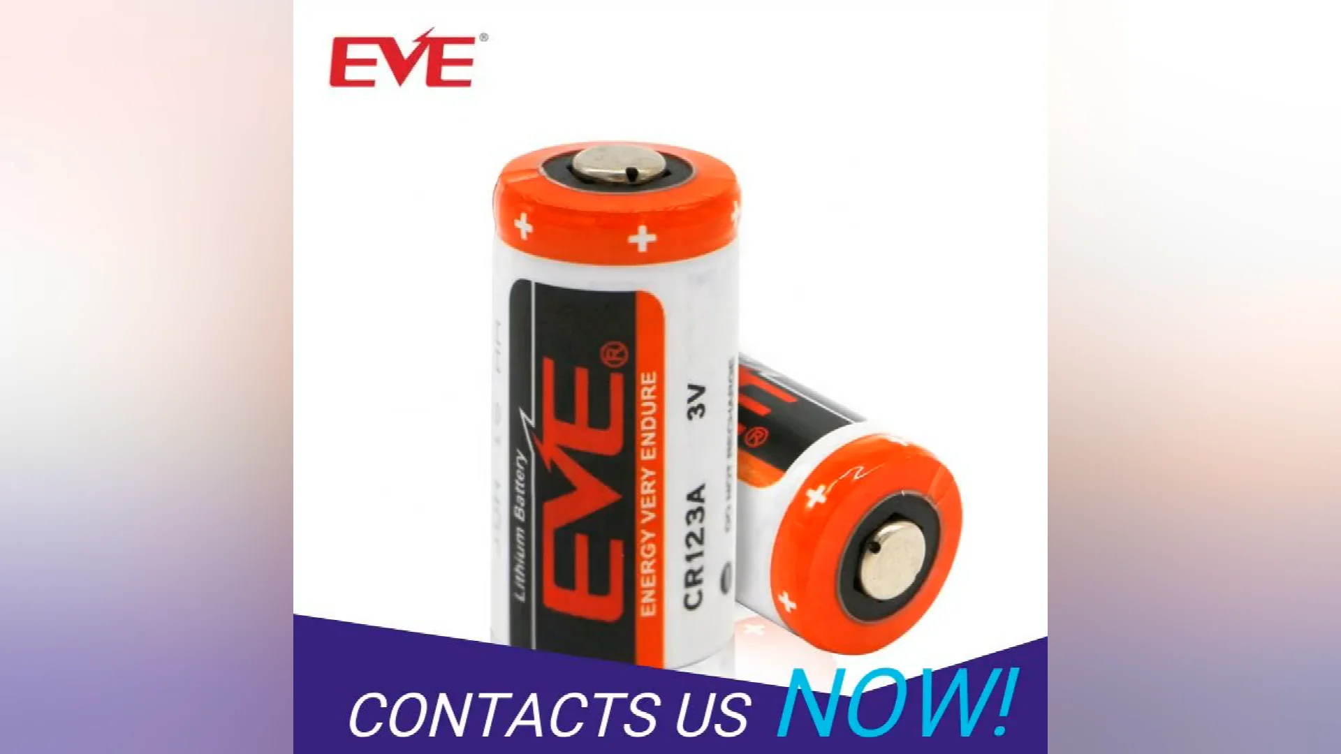 Eve Cr123a Limno2 Batteries 3v 1.4ah Non Rechargeable High Quality