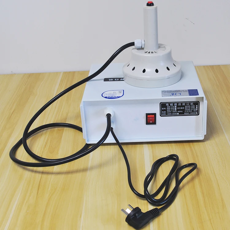 Portable Manual Aluminum Foil Induction Heat Sealer Hand Held Glass