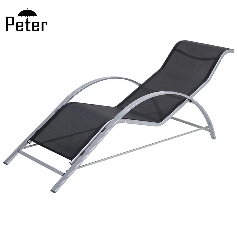 Outdoor Sunbed Stainless Steel Sun Lounger