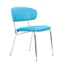 metal chrome finished training staff PU chair training office chair