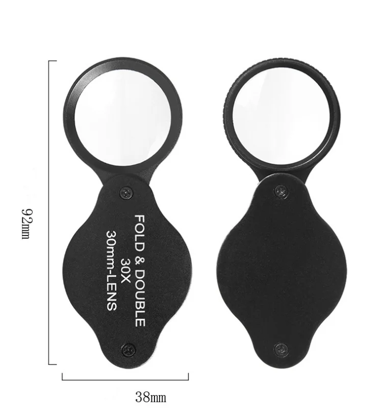 30x Double Lens Folding Jewelers Loupe Buy Loupe,Jewelers Loupe,Folding Loupe Product on