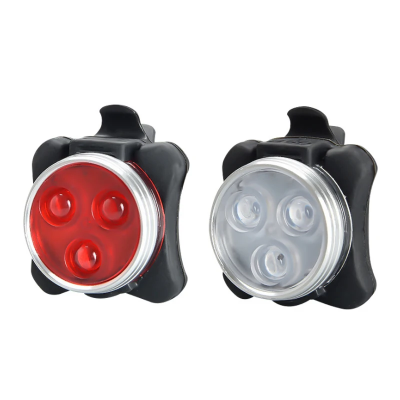 USB charging bicycle lamp COB mountain bike warning light bicycle headlight taillight riding accessories