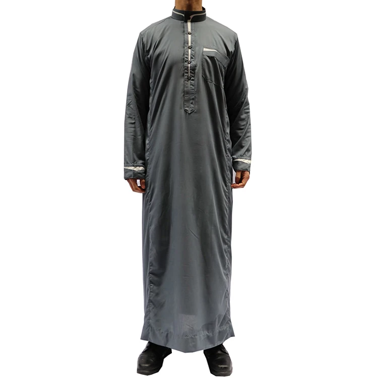 High Quality Korean Fabric Men Al Aseel Thobe Abaya - Buy Al Aseel ...