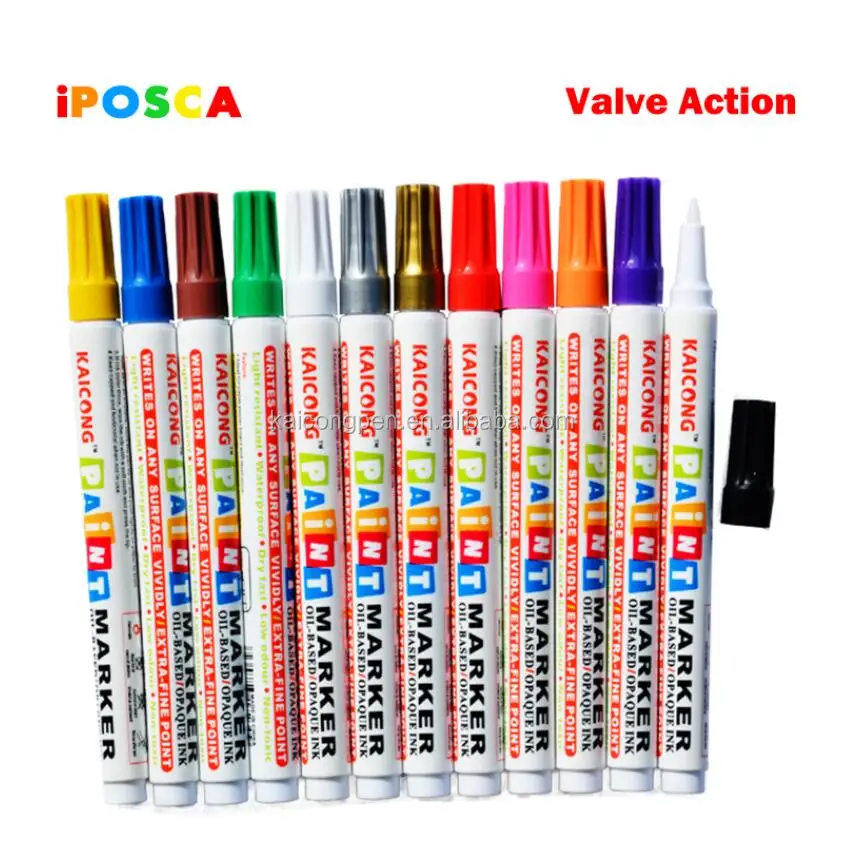 Medium Tip Valve Action Paint Marker Pm720 Works On Most Surfaces