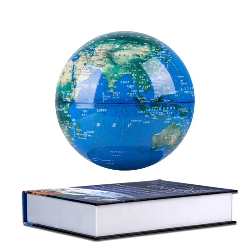 
Book item 6 inch magnetic levitation floating globe souvenir items sever souvenir gift promotional 