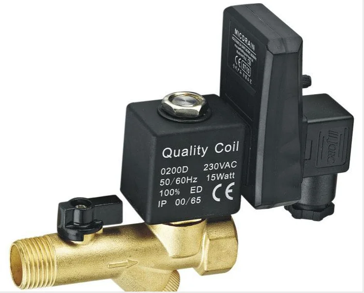 Automatic Electronic Water Drain Valve Screw Air Compressor Spare Parts