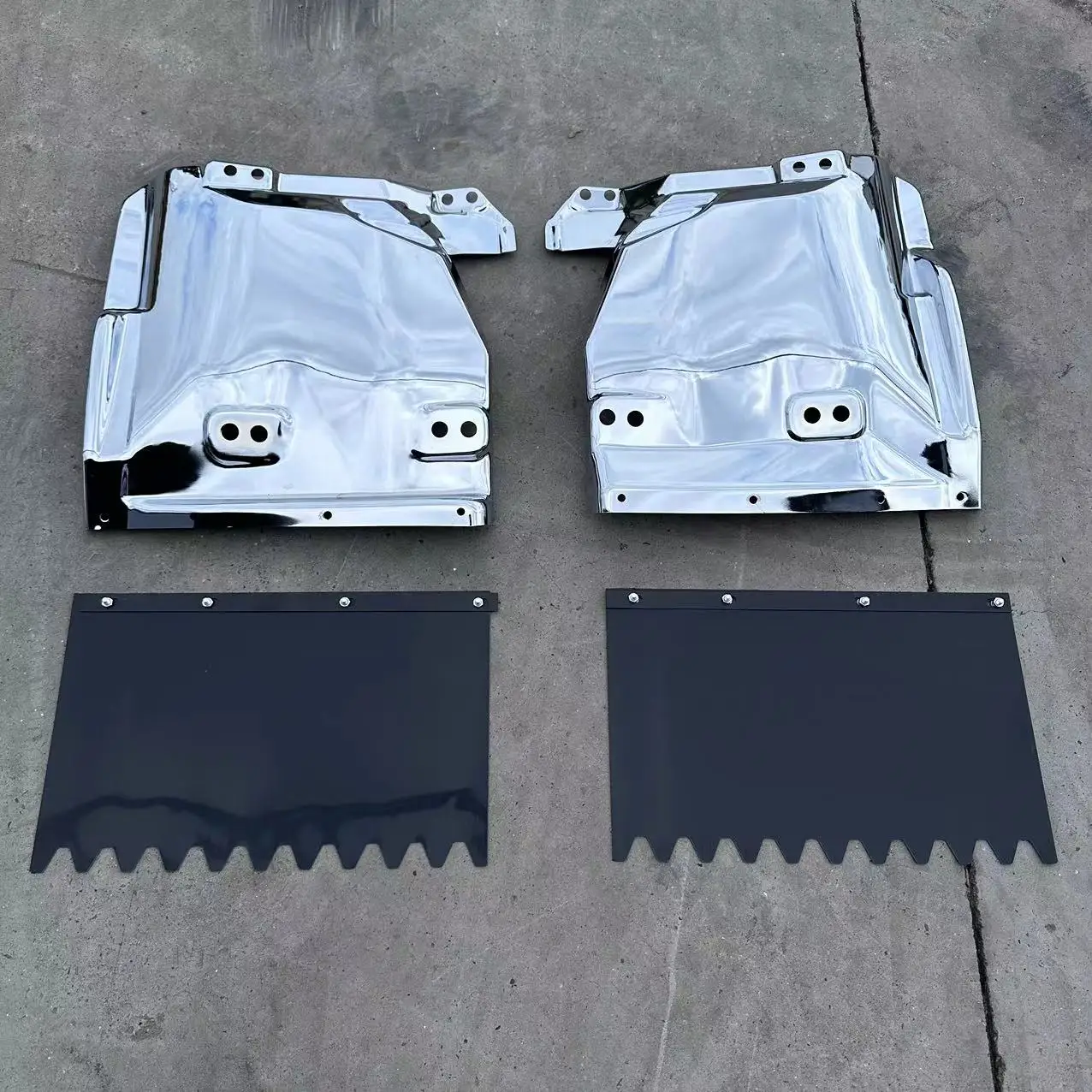 GHCD New Production/factory Price/factory Production Japanese Truck ISUZ NPR/ELF/700P Chrome-plated Mudguard Set details