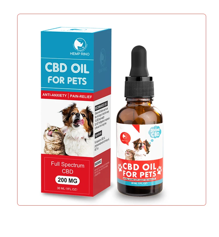 Organic 200mg Cbd Oil For Pets Pure Cannabidiol Oil For Dogs 30ml - Buy ...