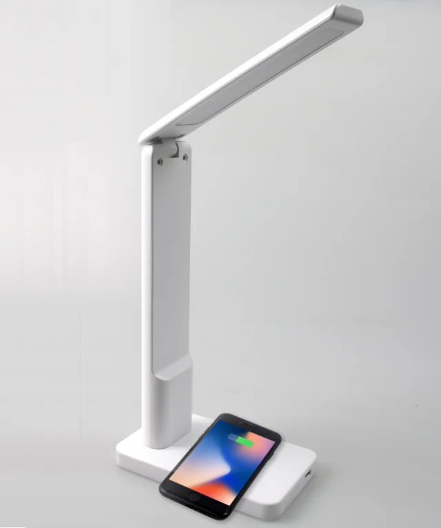 High Quality Smart Wireless Charger LED Lamp with Power Bank