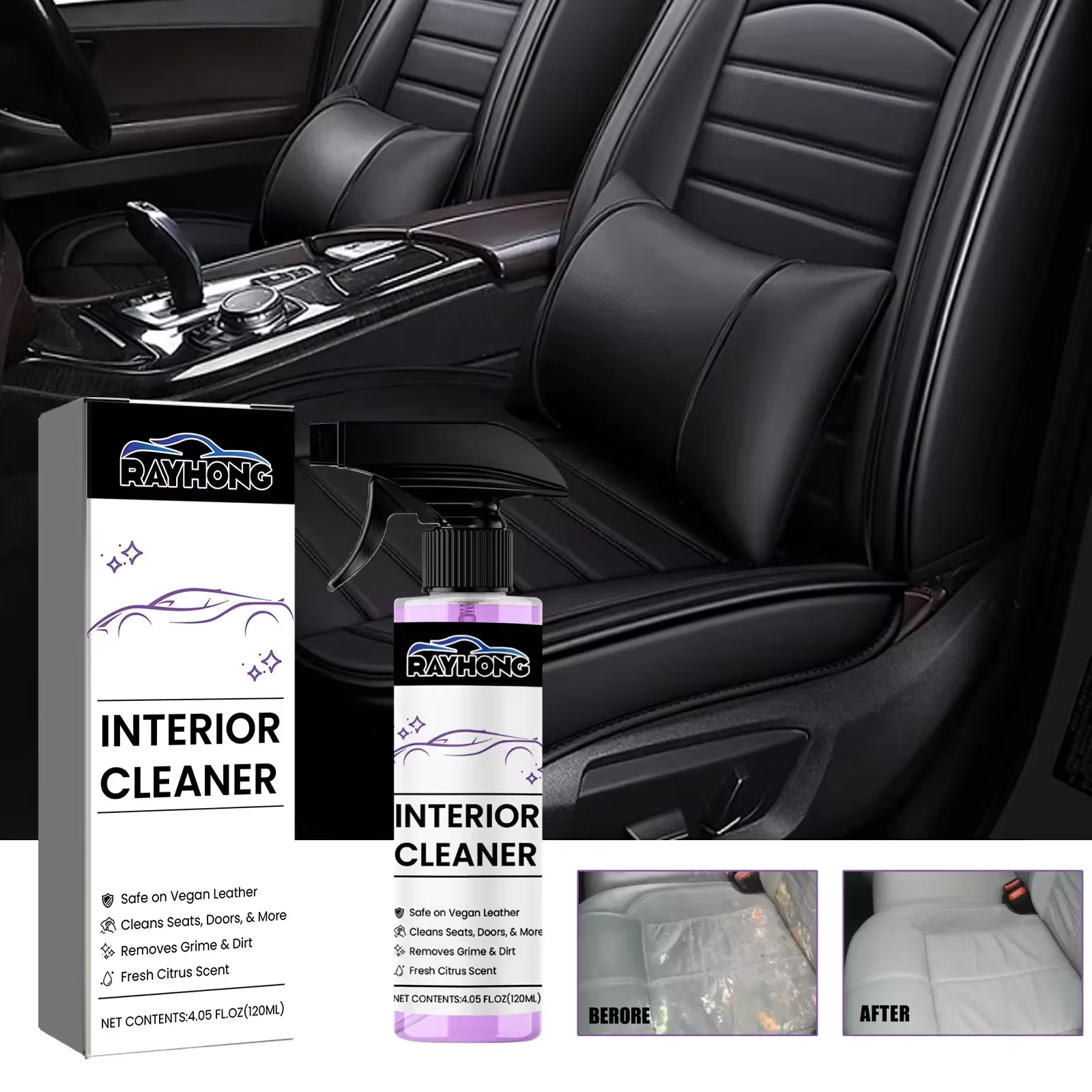 Rayhong Interior Instrument Panel Seat Decontamination And Stain