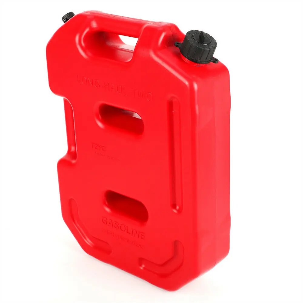 10l Portable Jerry Can Gas Fuel Tank Plastic Petrol Car Gokart Spare