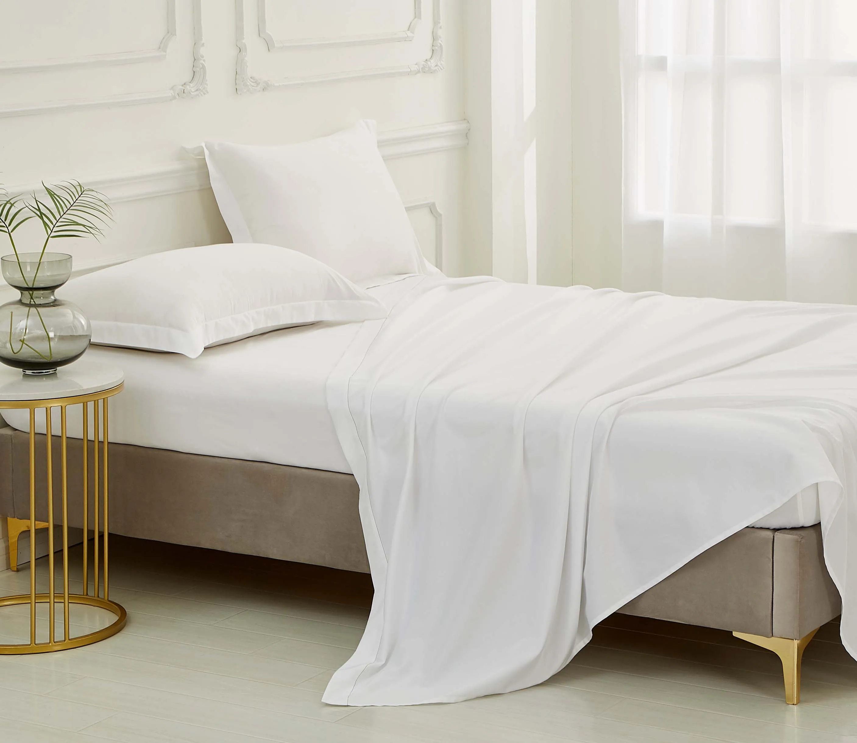 show original title Details about   Luxury Flat Plate Hotel Quality 100% Egyptian Cotton 400 Thread Count Bed 