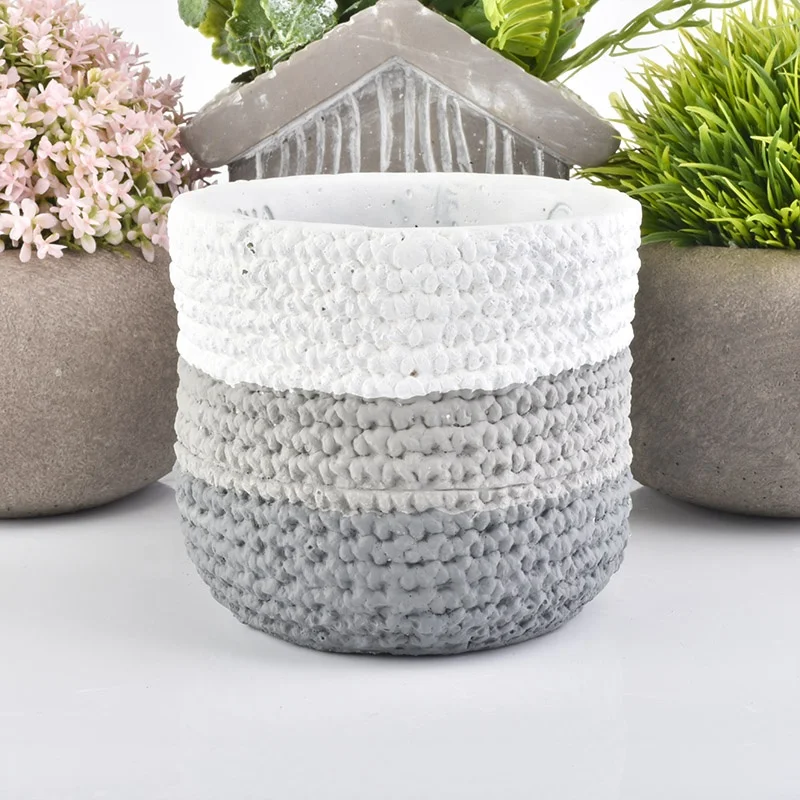 Nordic Style Unique Concrete Candle Jars Wholesale