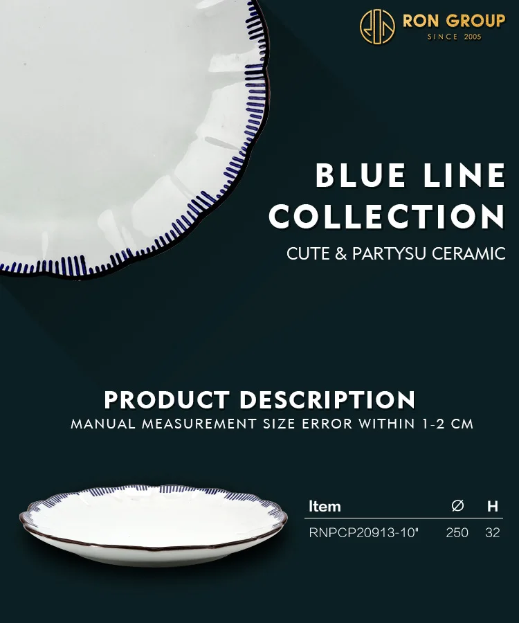 wholesale customized 10 inches plates japanese style porcelain dining room dishes dinnerware set ceramic plates