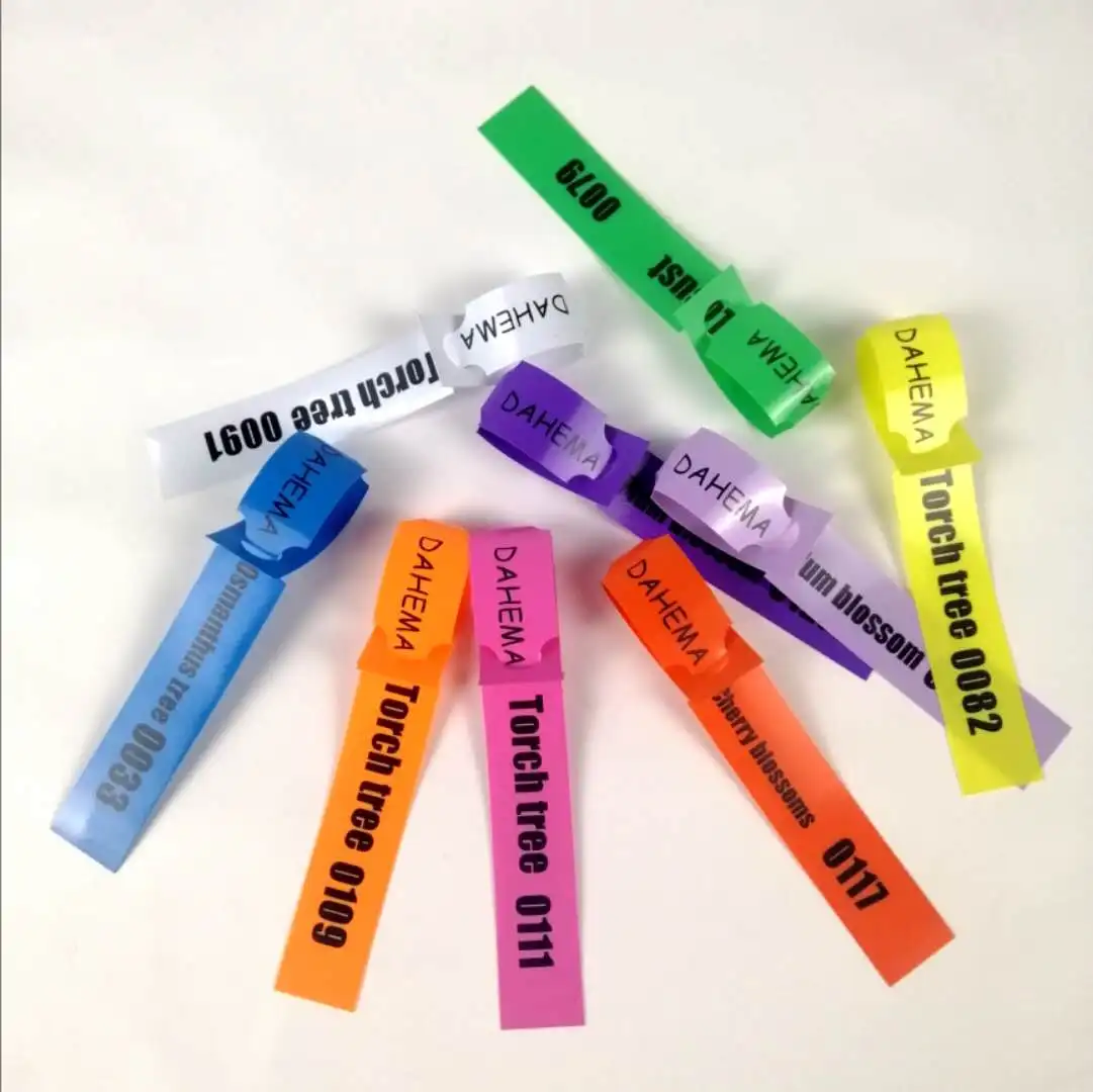 printed thermal vinyl plastic pvc strip plant labels tags garden plant