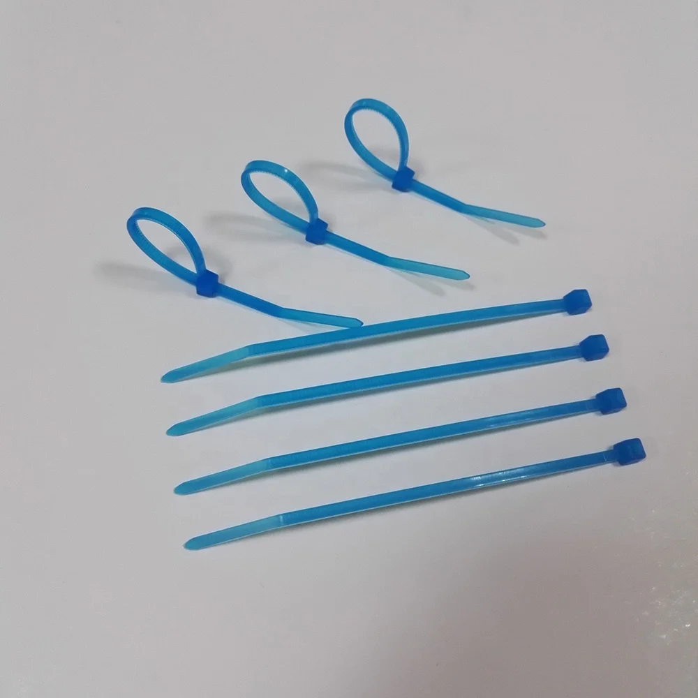Aqua Blue Fireproof Etfe Cable Ties For Boats And Ships Zip Ties Buy