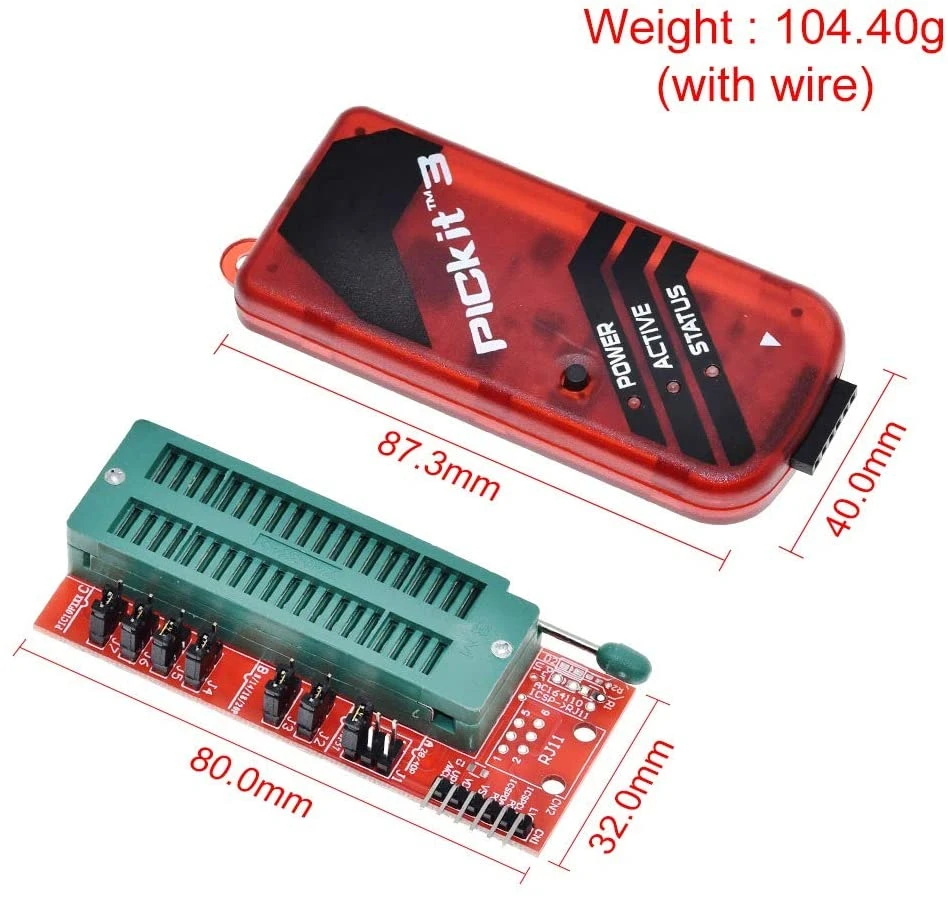 PICKIT3 Programmer - Universal PIC ICD2 Adapter Seat FZ0508