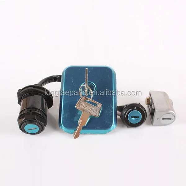Factory Price Motorcycle Electronic Ignition Switch Key Lock Assembly With Fuel Tank Cap For