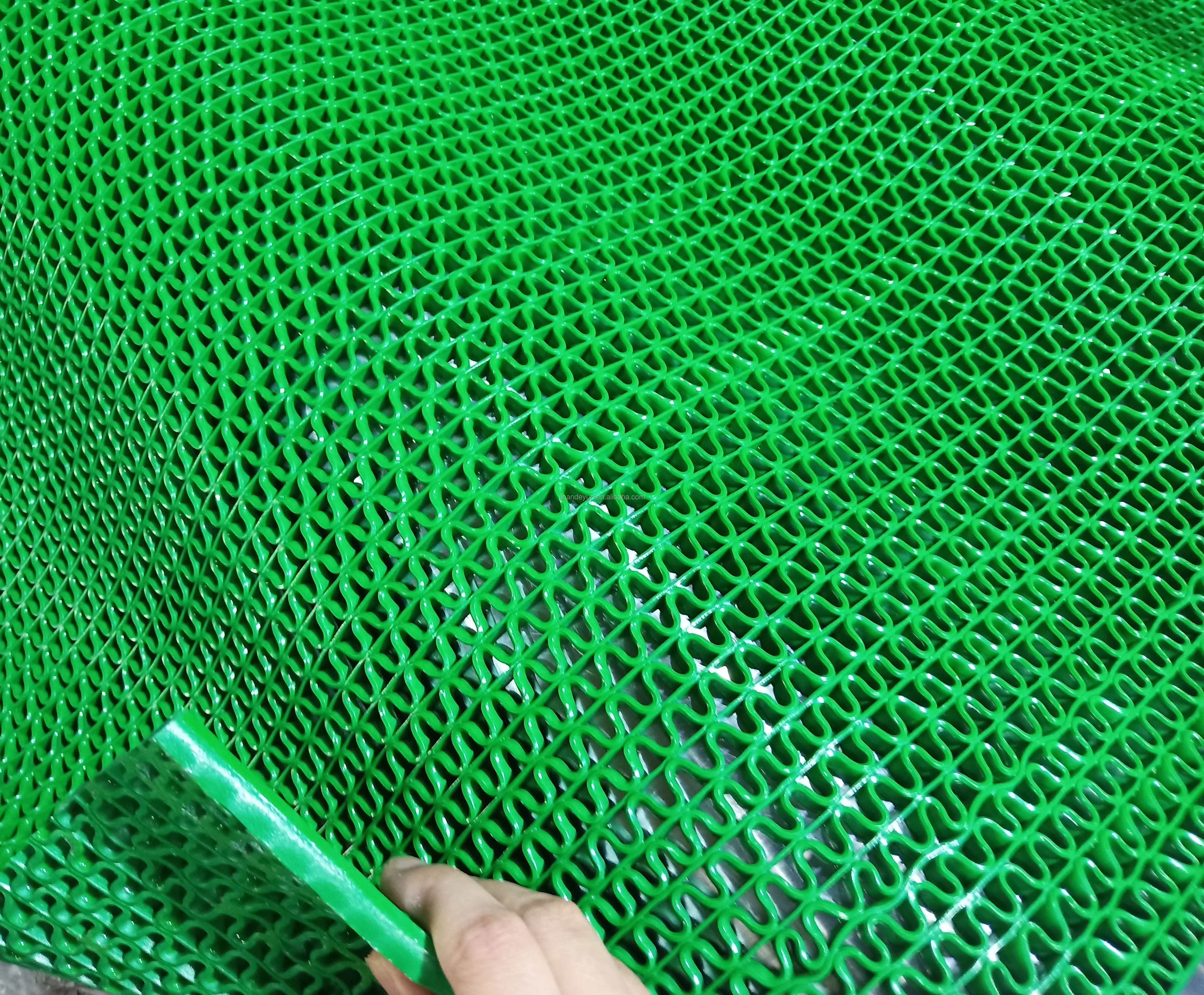 Hollow Zigzag Waterproof Wet Area Mat Non Slip Pvc Floor Swimming Pool