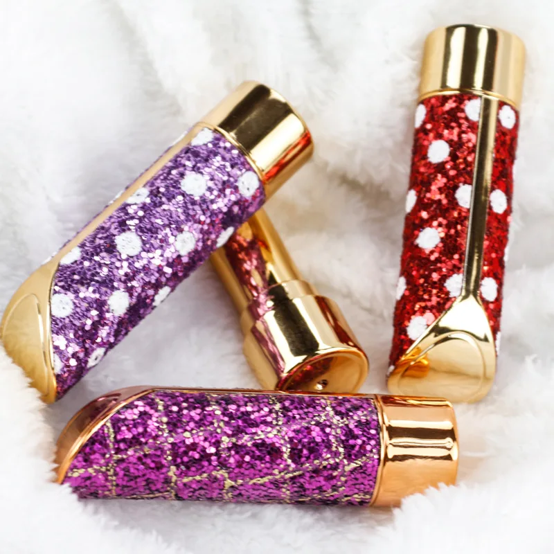 Rhinestone Lipstick Tube Empty Lipstick Tube Packaging Miniature Lipstick Tube Round Buy