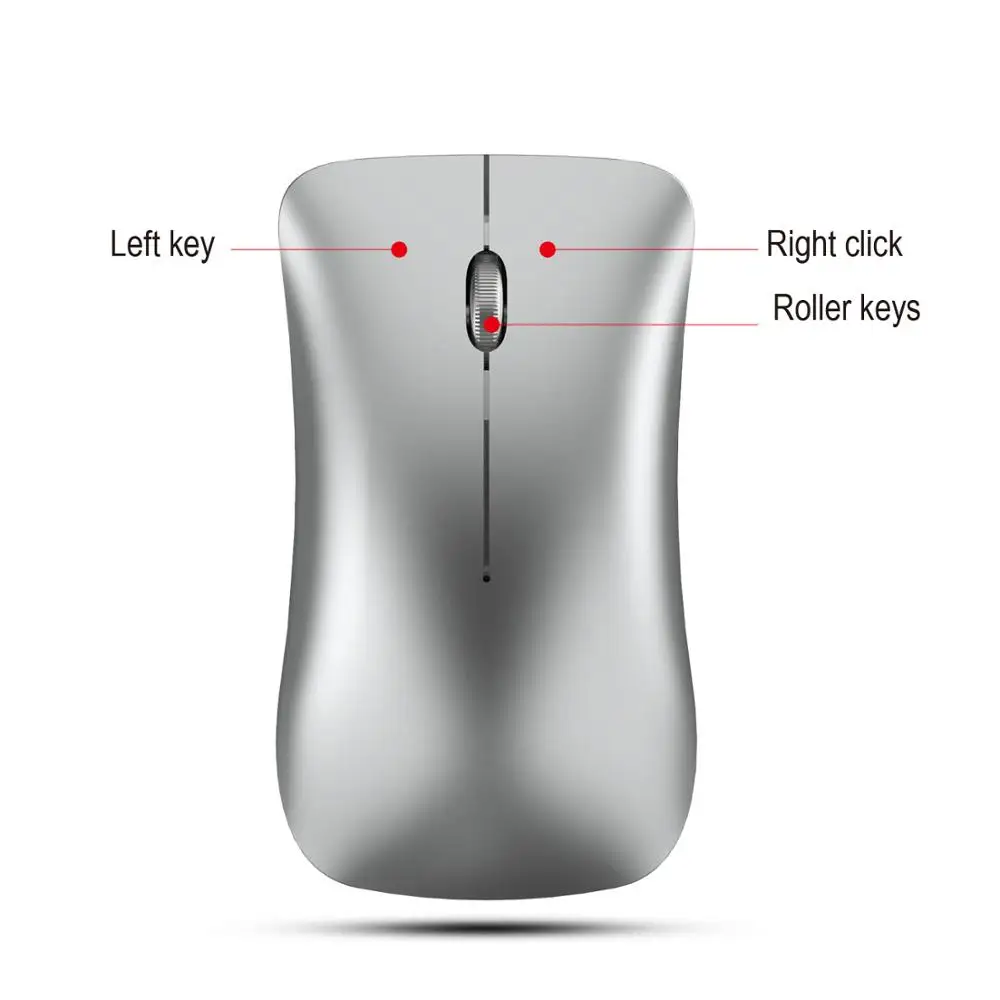 
BUBM Manufacturer Wireless Silent Three-mode 2.4GHz Wifi Optical Slim Computer Mouse 