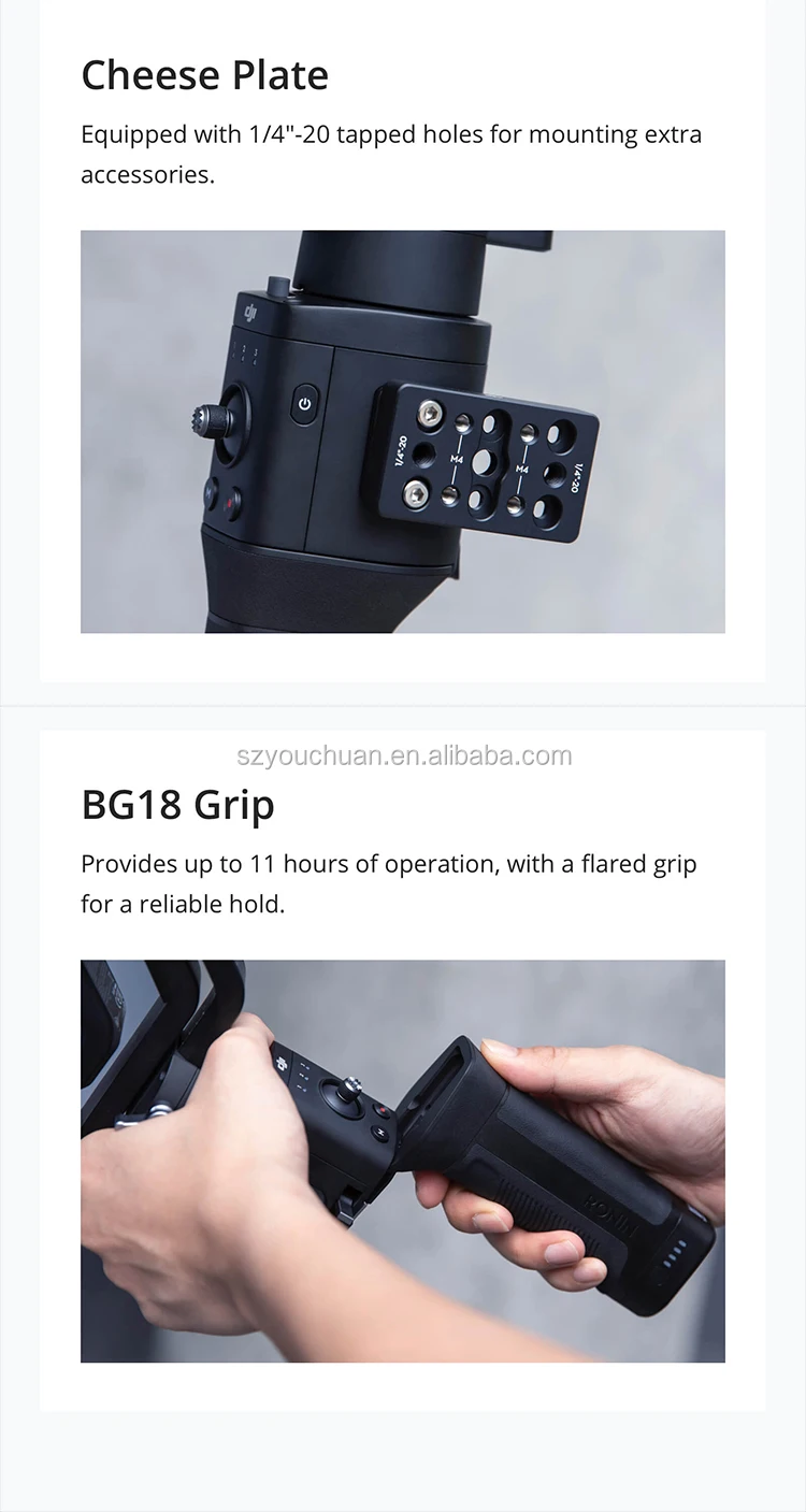 Dji Roninsc 3axis Stabilization Camera Control 3.6kg Payload Capacity