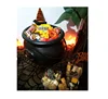 All Saints Halloween Large Witch Barrels Of Plastic Round Basket Halloween Theme Decoration Items