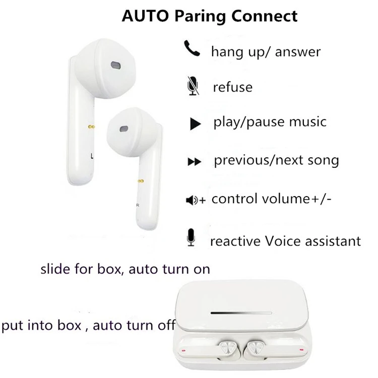BE36 Wireless Earphone headphone V5.0 waterproof Mini be36 true wireless bluetooths ear headphones with Charging Case - ANKUX.COM