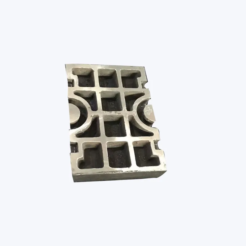 
High Mangneses Steel Casting Wear Parts Fixed Jaw Plate for Jaw Crusher 