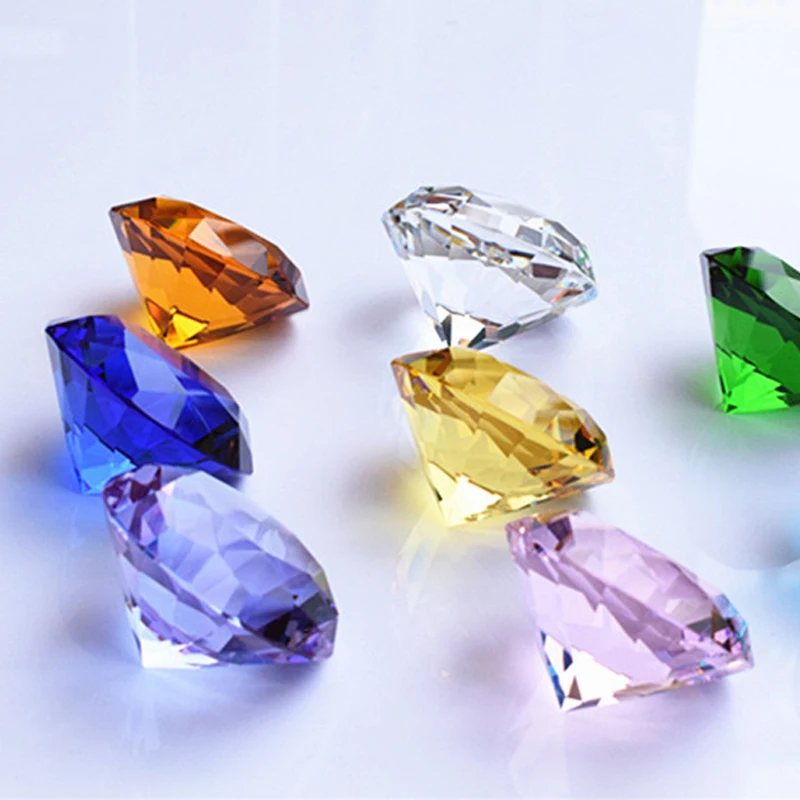 美丽的玻璃钻石纸重量