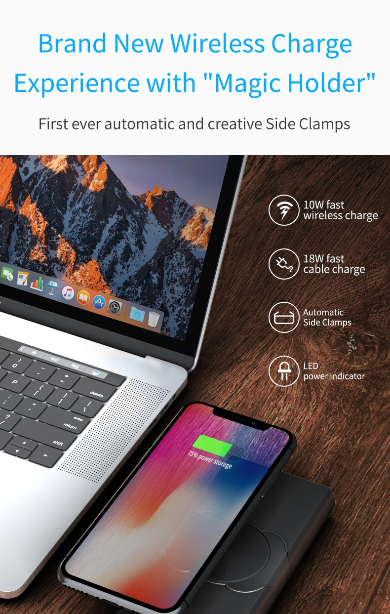 Power bank PD QC3.0 18650 cell 6700mah new powerbank with led lights - ANKUX.COM