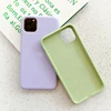 Logo Custom Phone Case For iPhone 11 Silicone Case Microfiber Cloth Nice Feeling Touch Elastic Liquid Silicon Case For iPhone